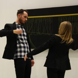 Le vernissage de l’exposition « Dans le vague » ponctué par une performance